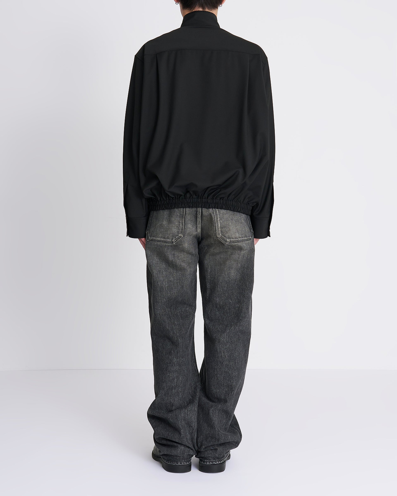 【26AW】スタンドカラーボリュームシャツ