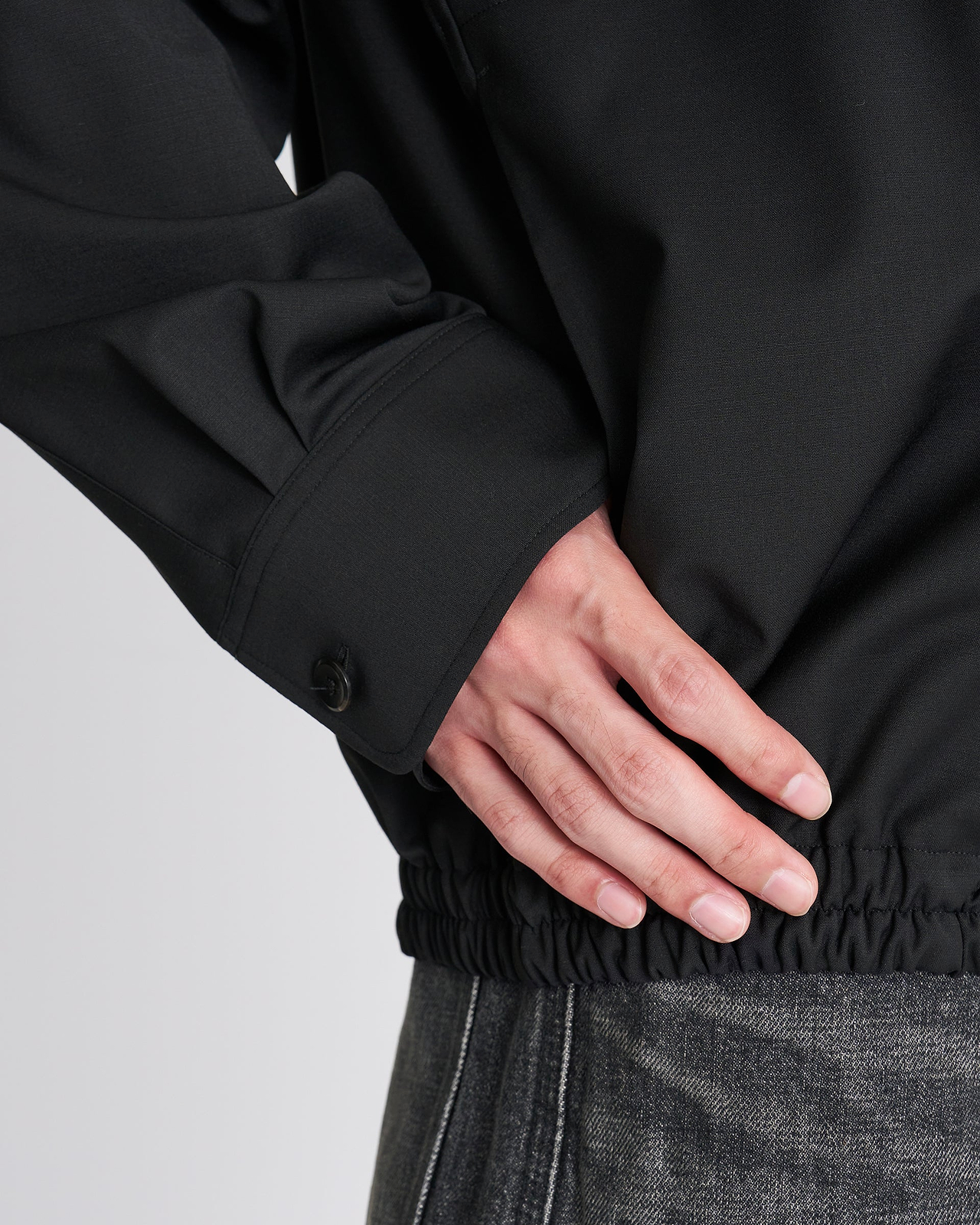 【26AW】スタンドカラーボリュームシャツ