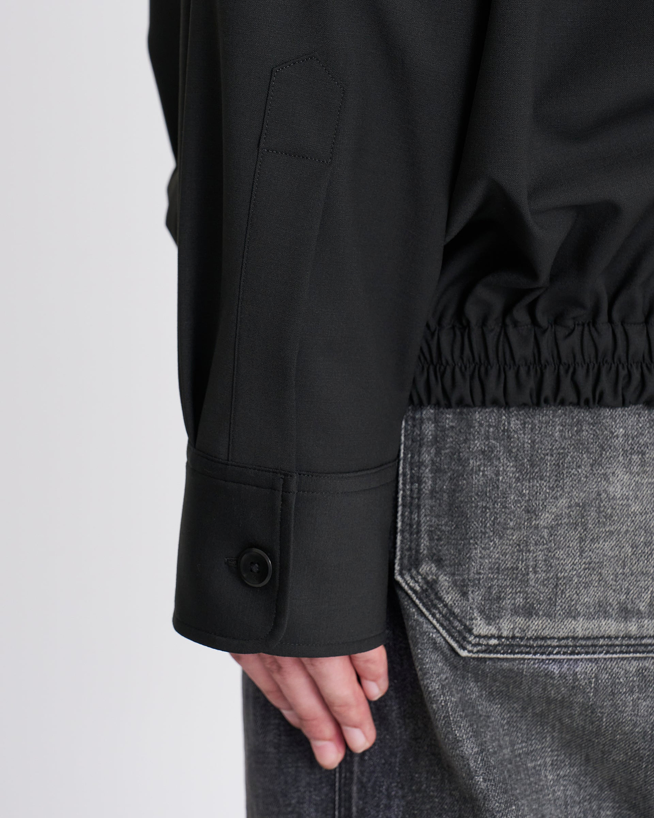 【26AW】スタンドカラーボリュームシャツ