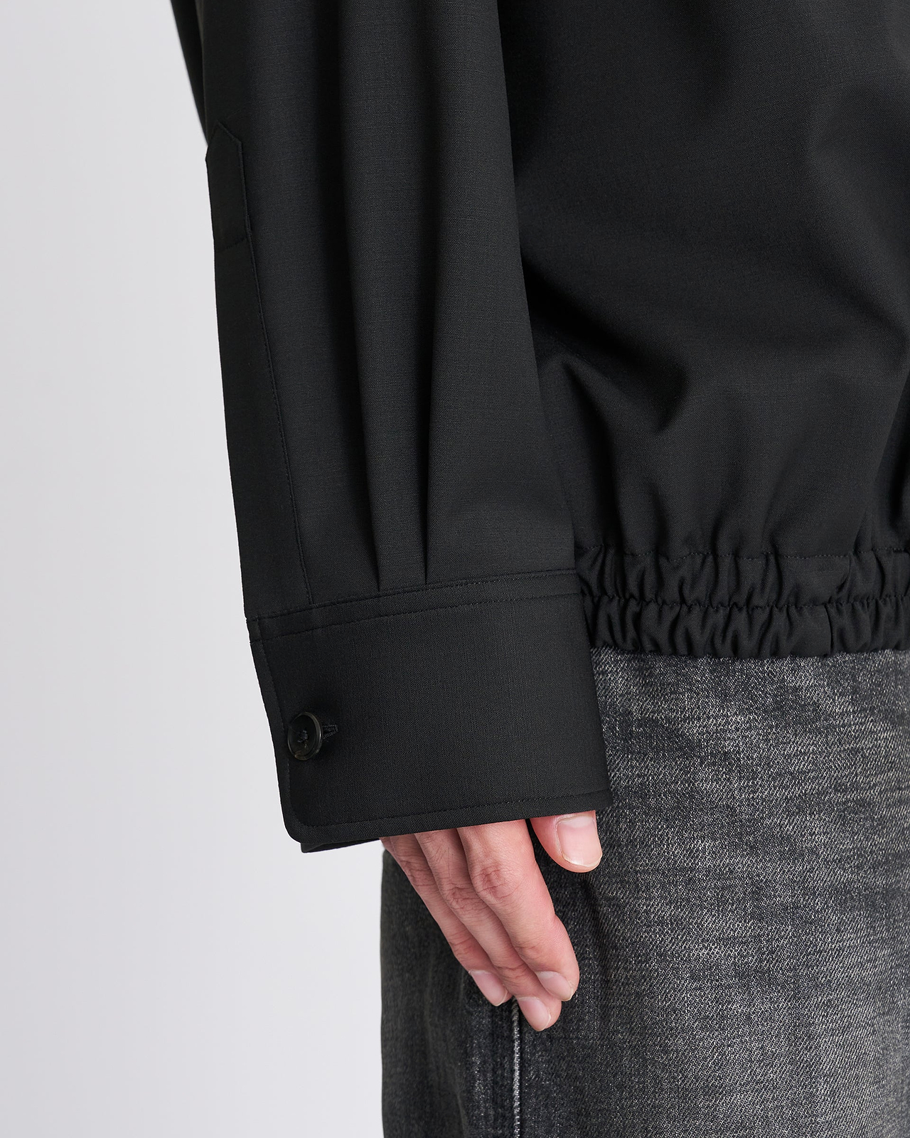 【26AW】スタンドカラーボリュームシャツ