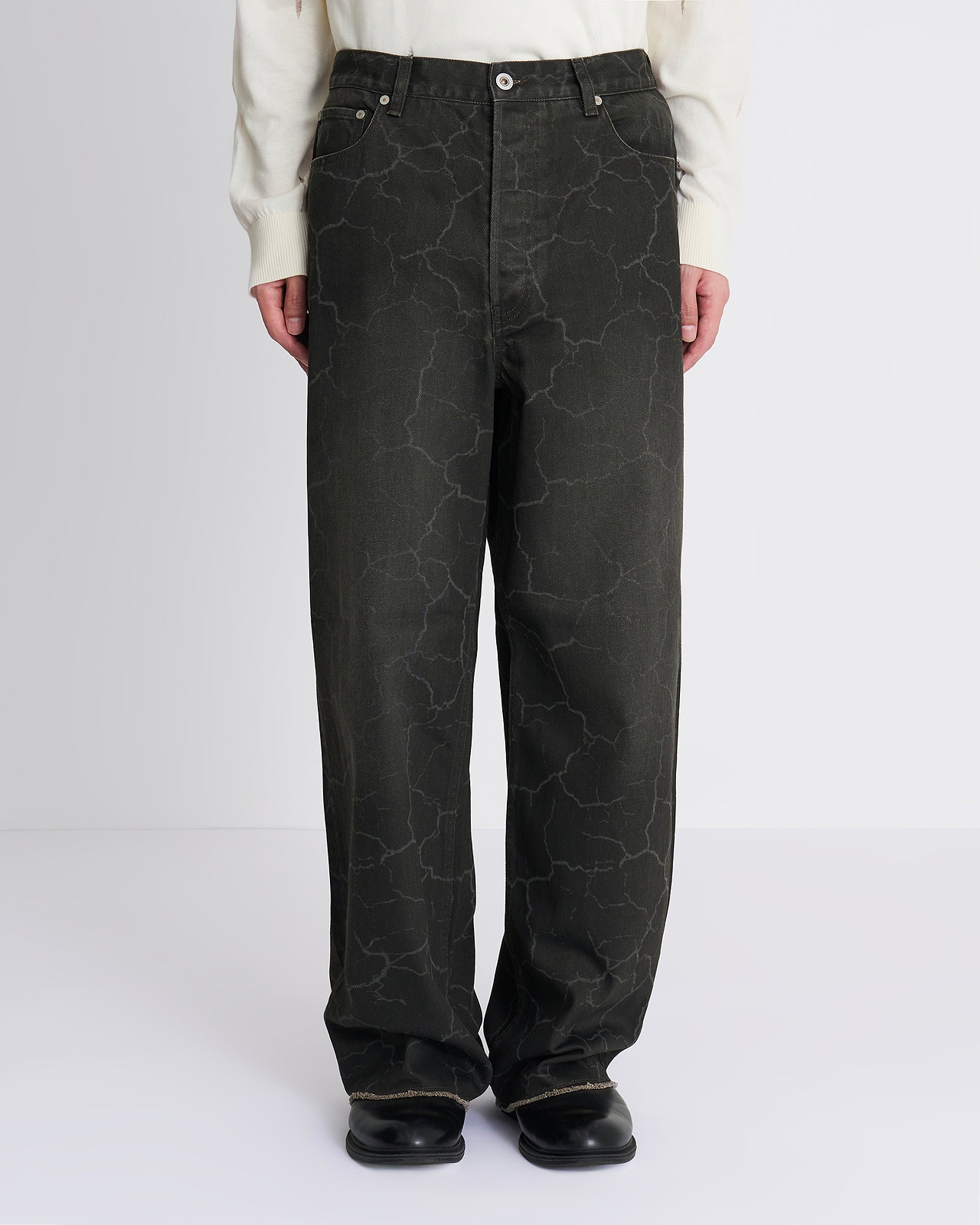【26AW】クラックデニムノンケパンツ