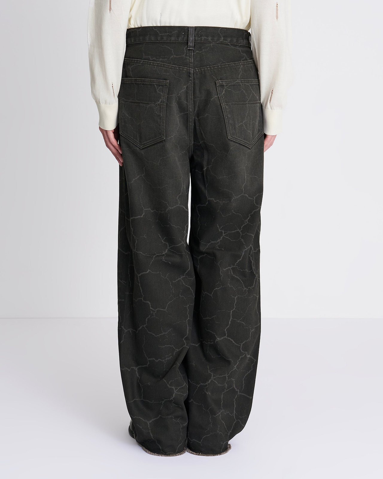 【26AW】クラックデニムノンケパンツ