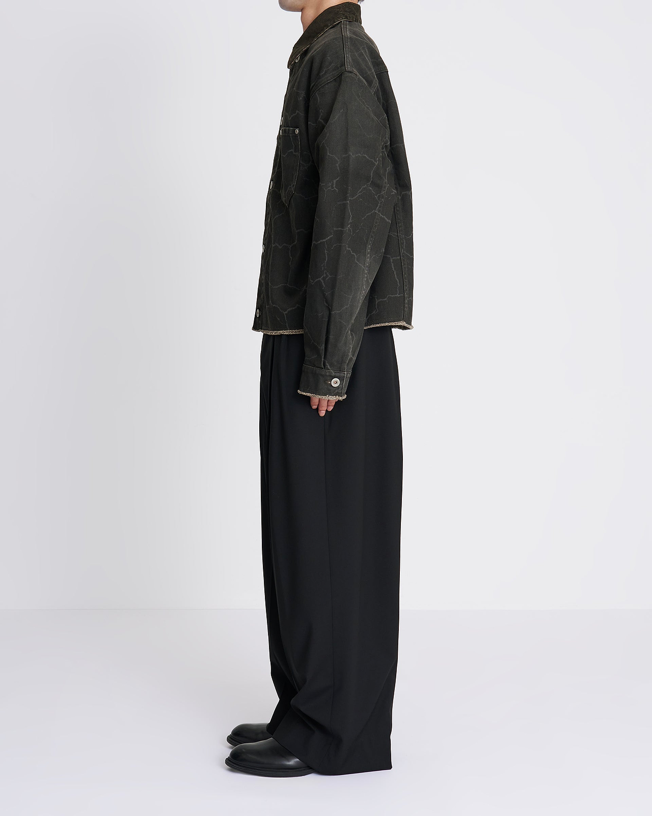 【26AW】クラックデニムジャケット