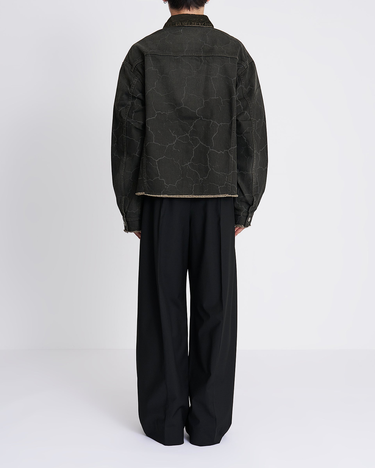 【26AW】クラックデニムジャケット