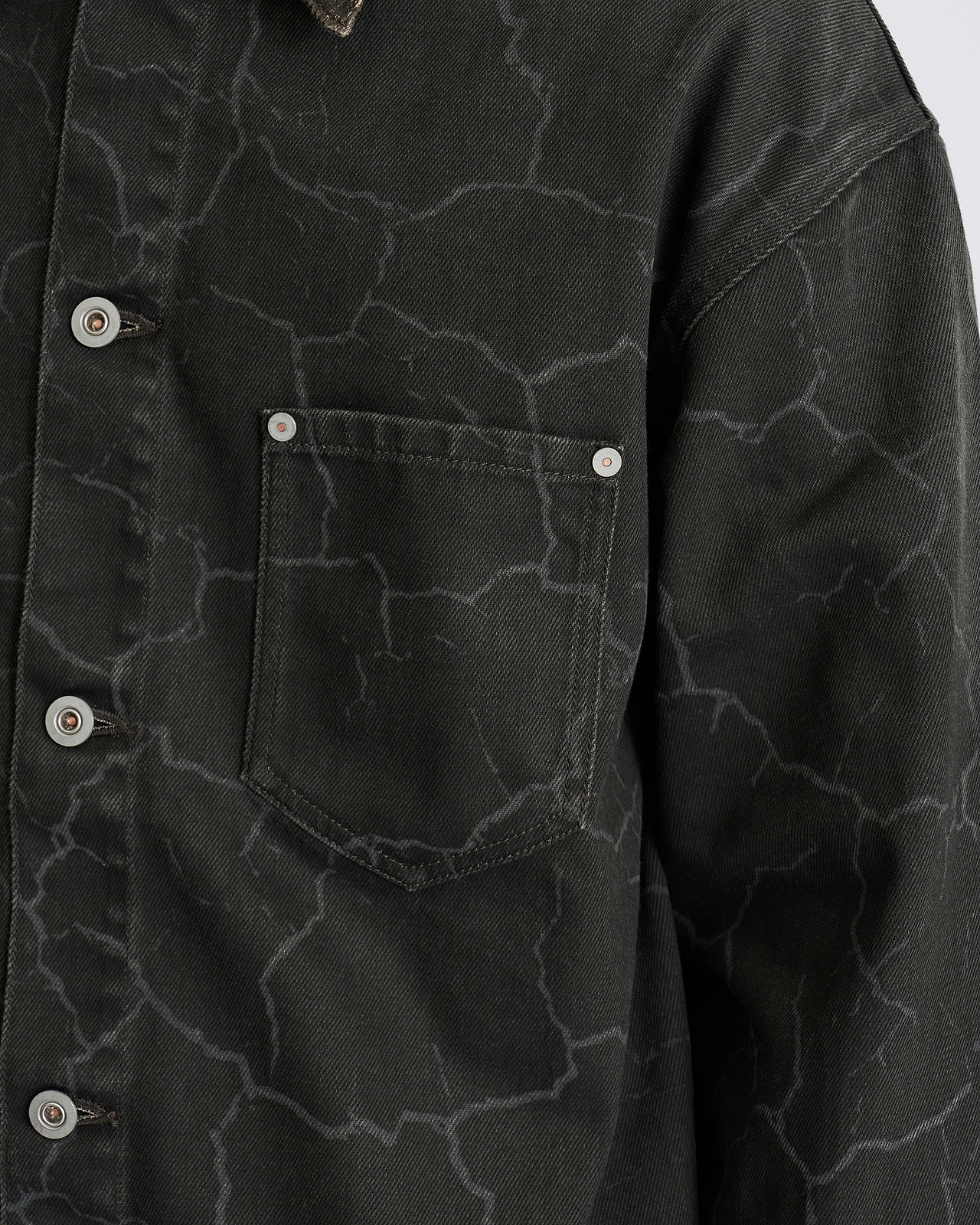 【26AW】クラックデニムジャケット