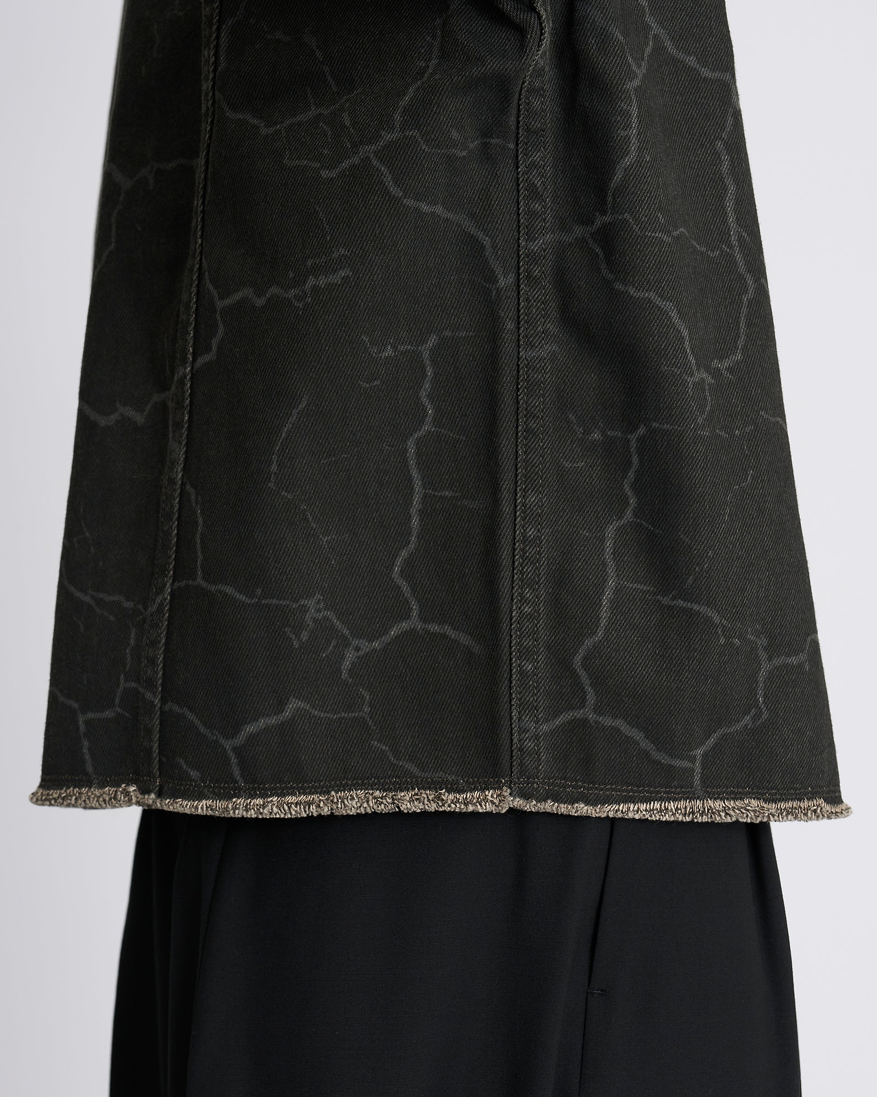 【26AW】クラックデニムジャケット