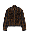【26AW】エンブロイダードブルゾンシャツ