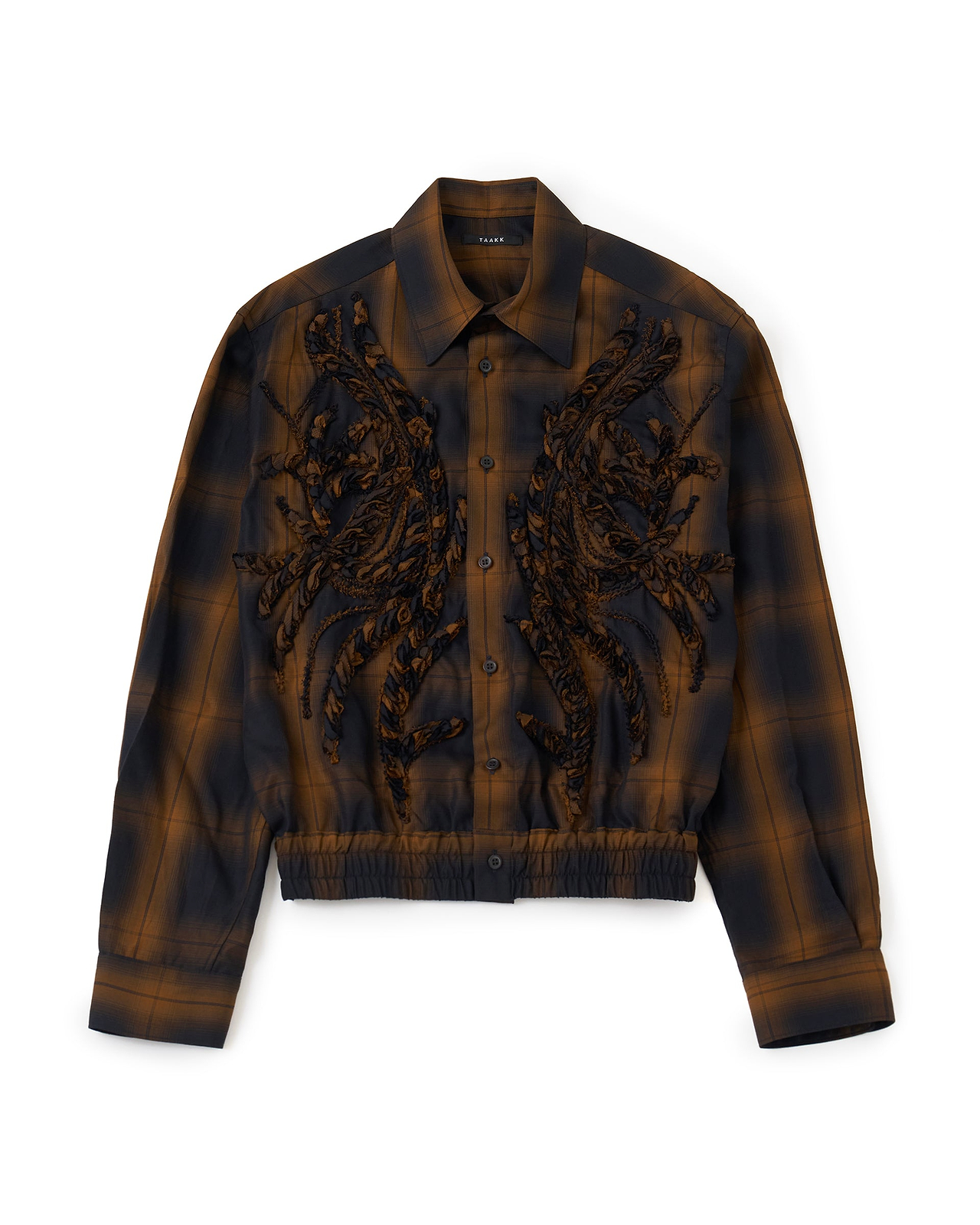 【26AW】エンブロイダードブルゾンシャツ