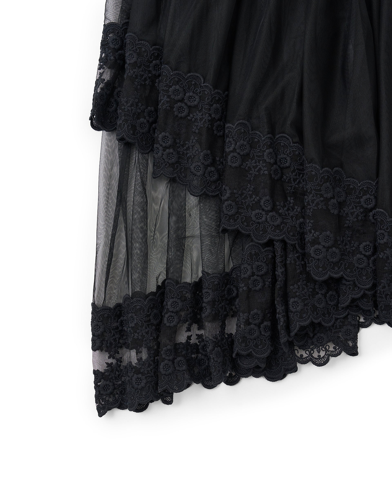 【26AW】ダンテルテープチュールスカート