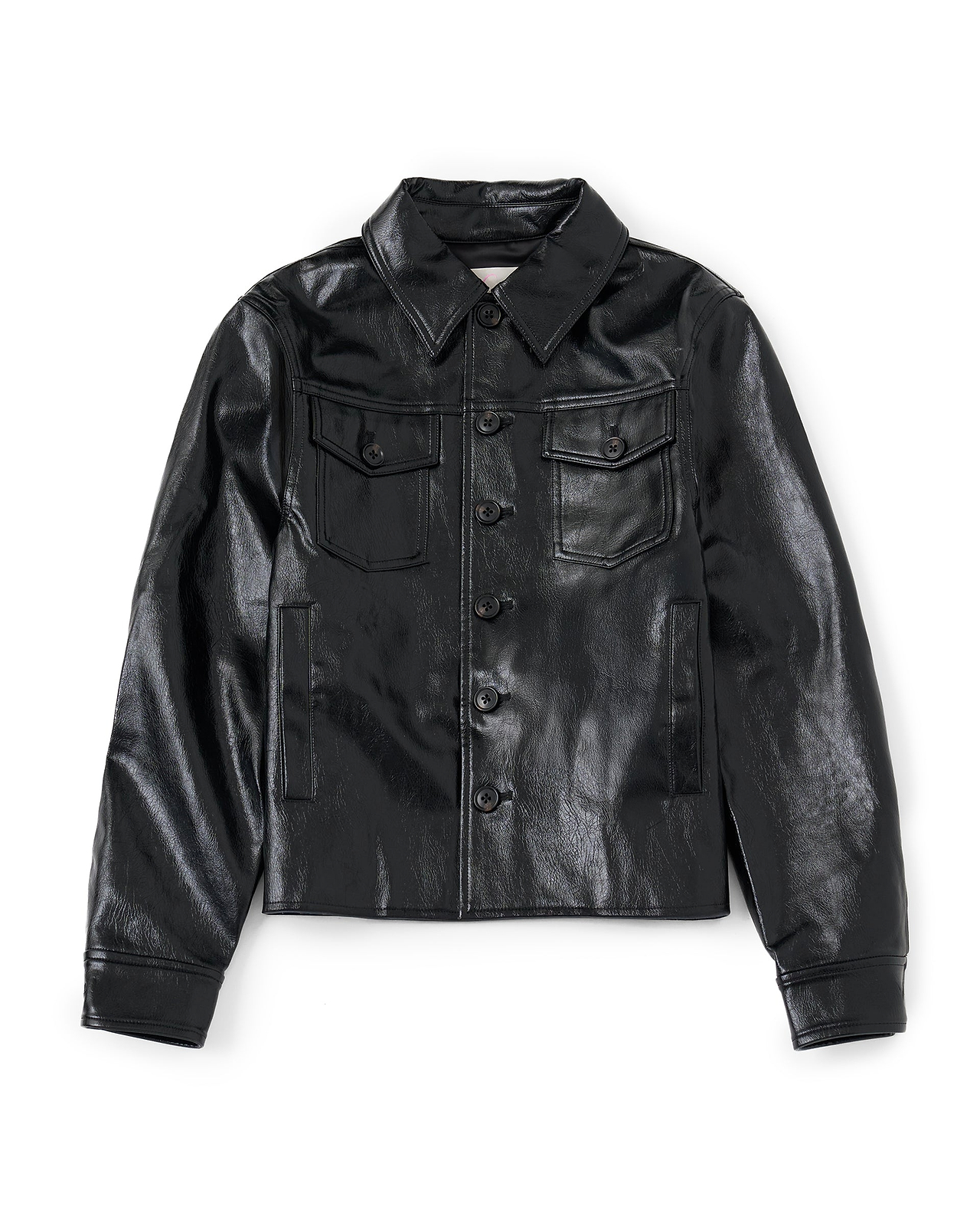 【26AW】フェイクレザープリーツクルージャケット