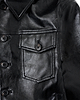 【26AW】フェイクレザープリーツクルージャケット