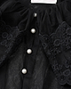 【26AW】ダンテルテープチュールブラウス