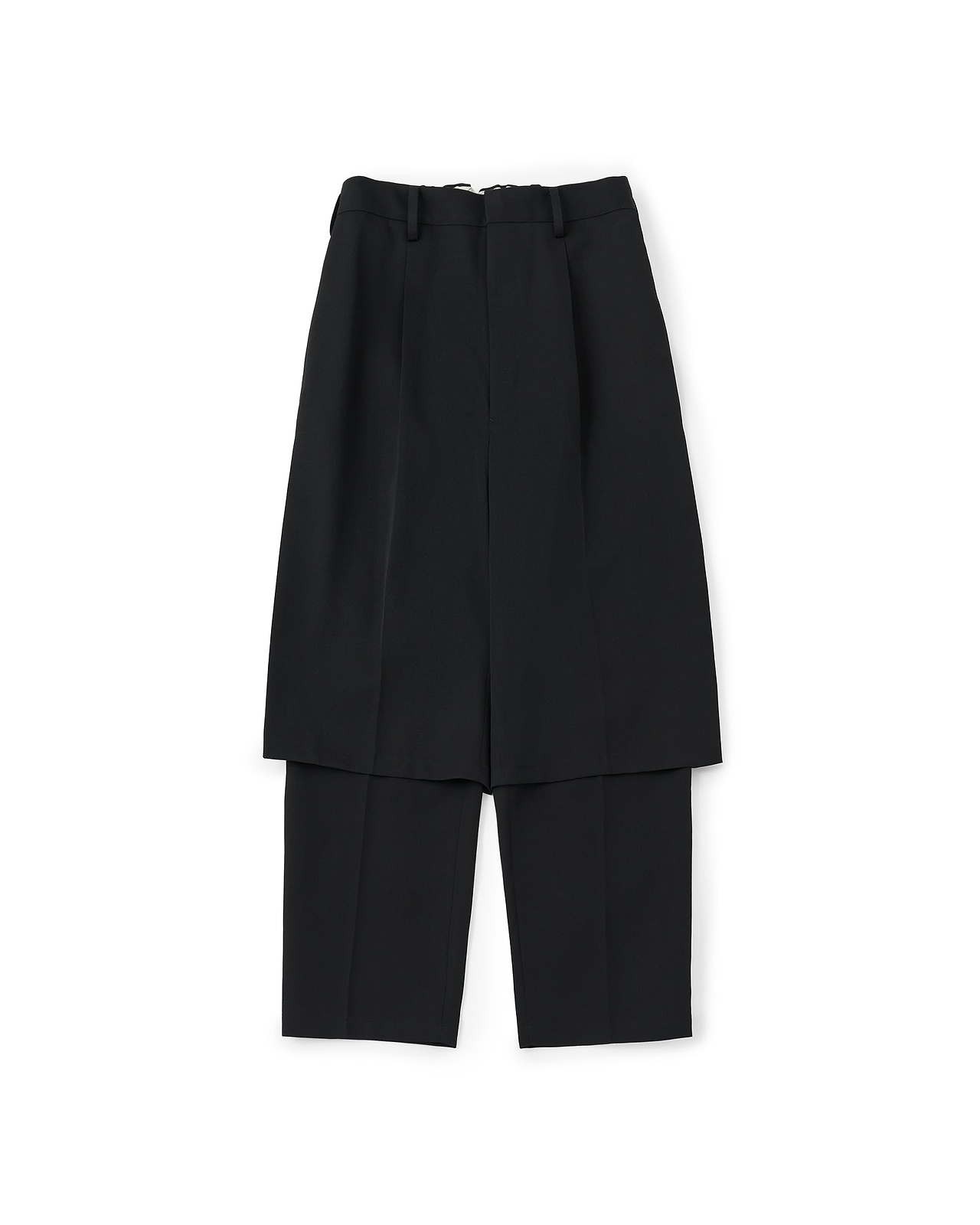 【26AW】サイドプレストレイヤードパンツ