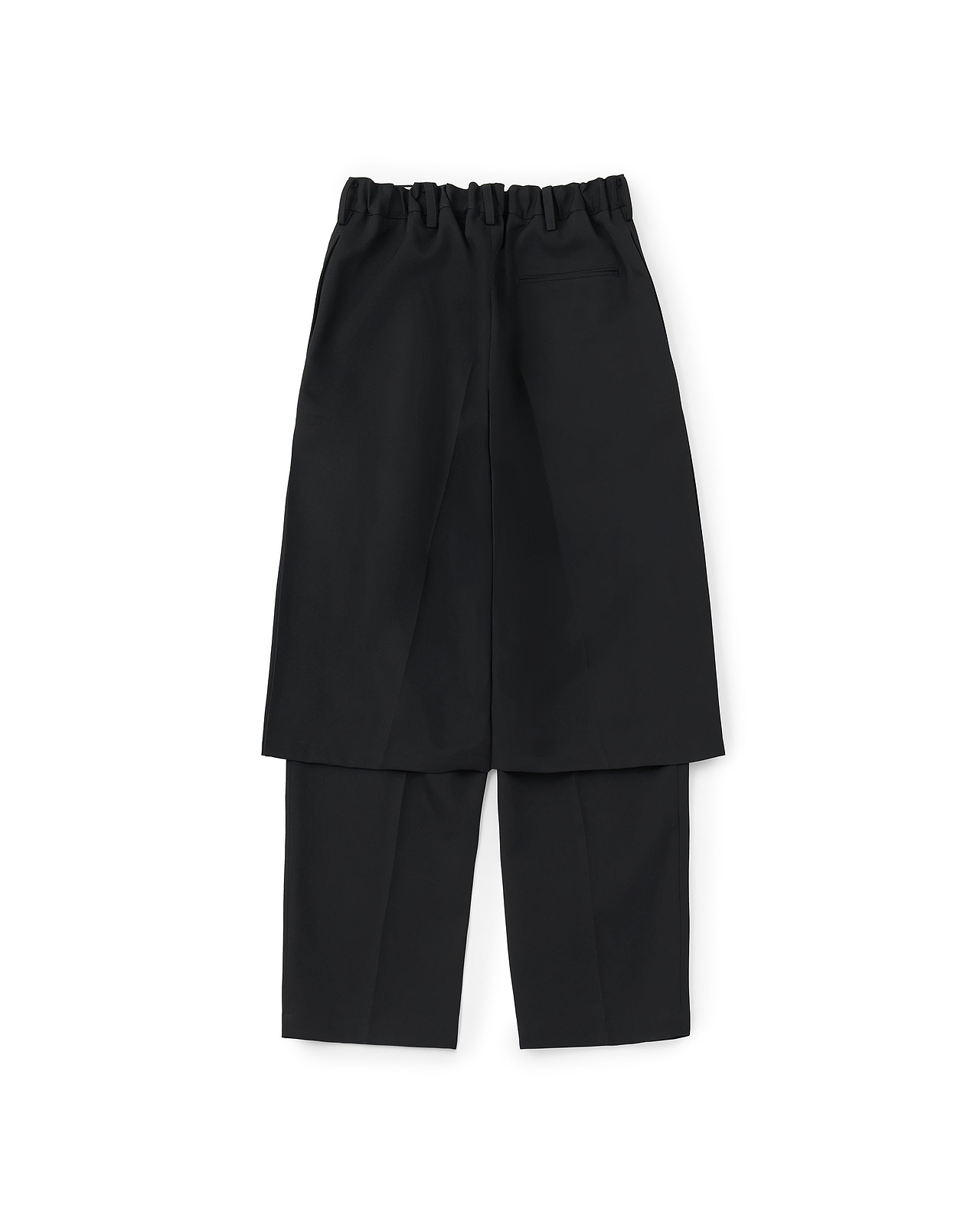 【26AW】サイドプレストレイヤードパンツ