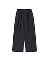 【26AW】エラスティックインタックワイドテーパードパンツ