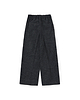 【26AW】エラスティックインタックワイドテーパードパンツ