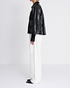 【26AW】フェイクレザープリーツクルージャケット