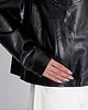 【26AW】フェイクレザープリーツクルージャケット