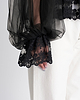【26AW】ダンテルテープチュールブラウス