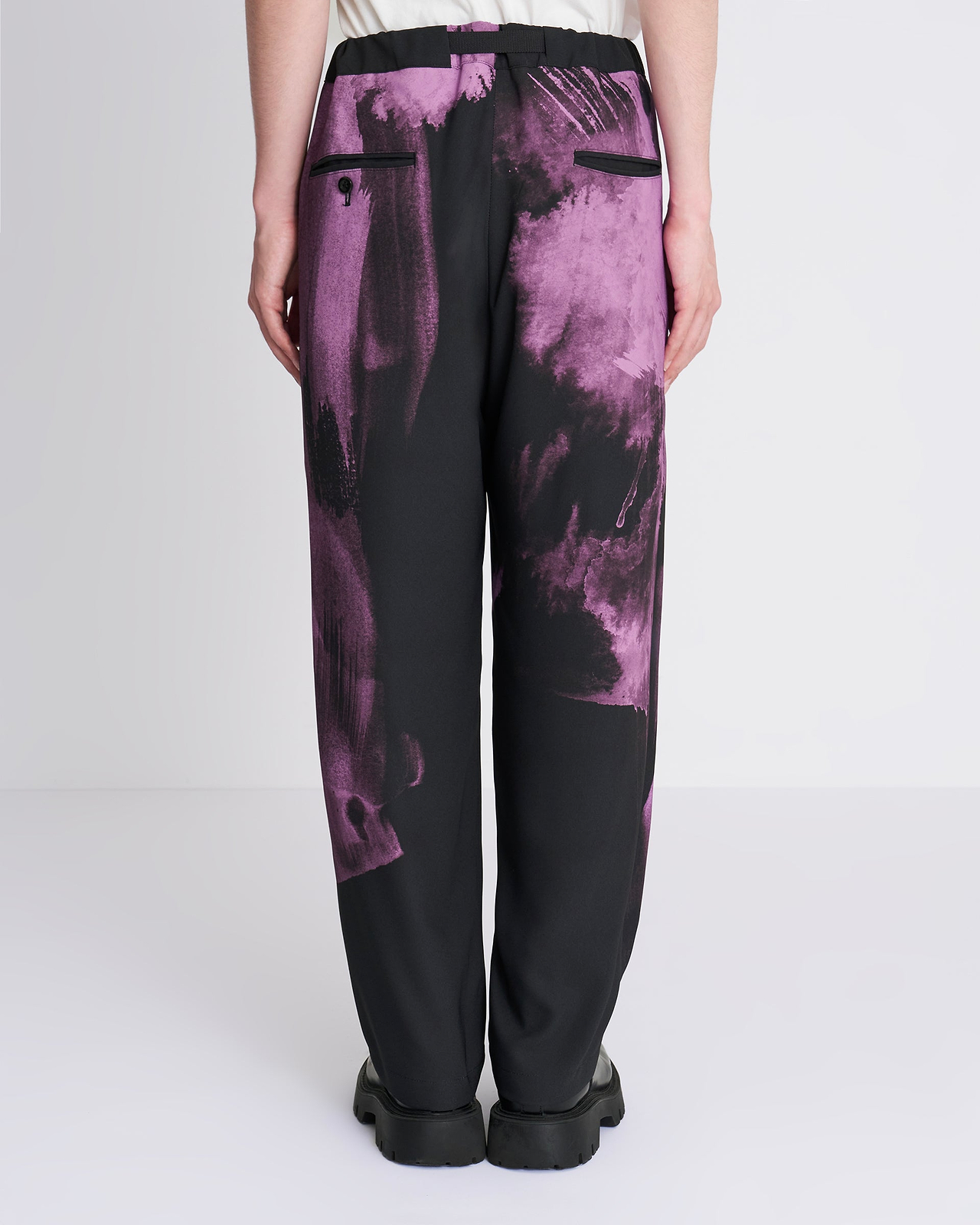 【26AW】テープベルト1タックパンツ