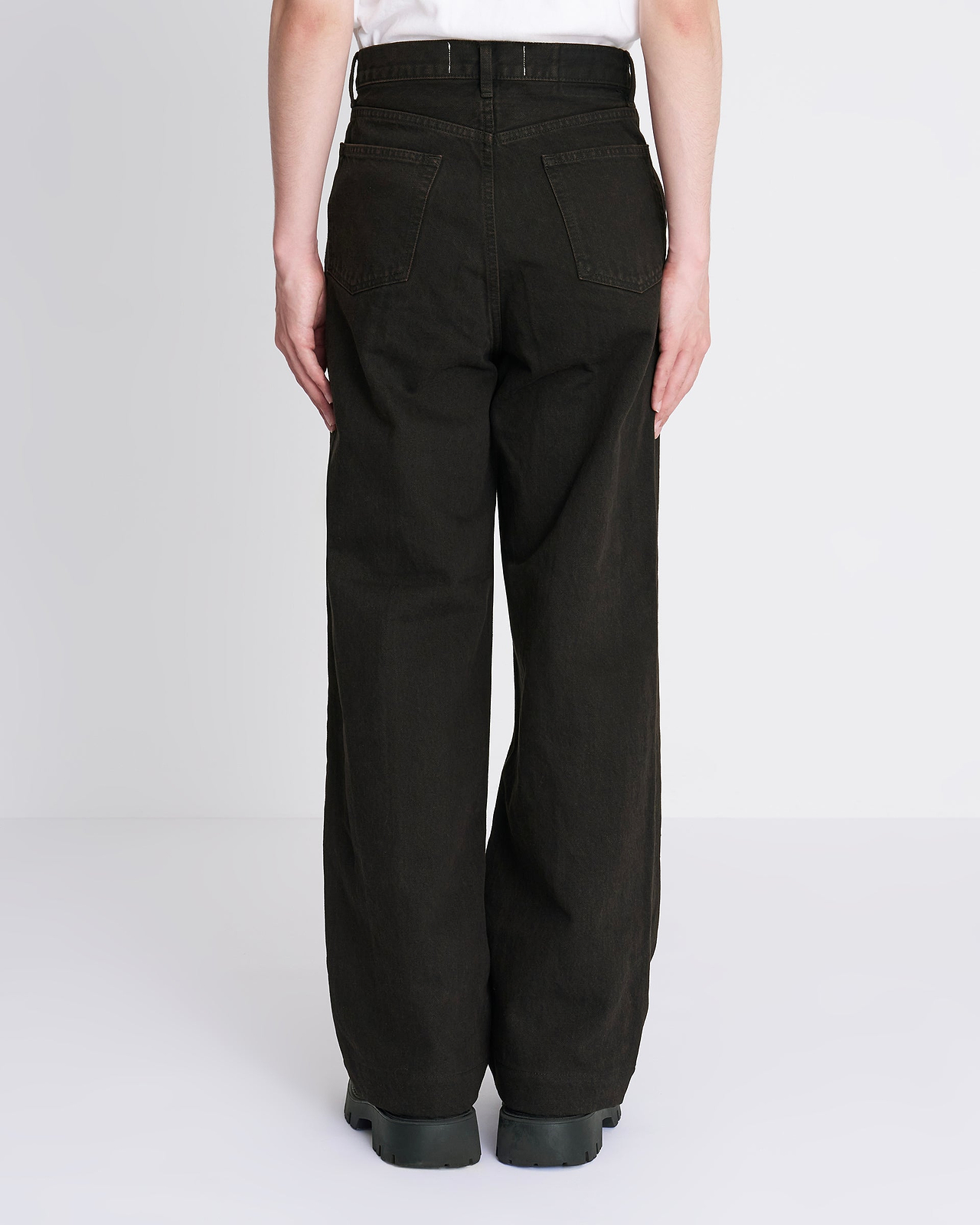 【26AW】13オンスデニムブロークンクリースピンタックパンツ