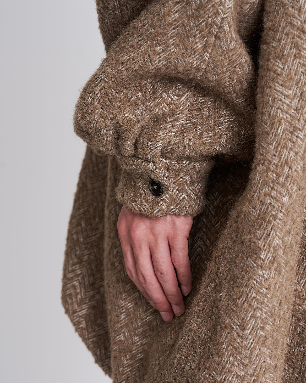 【26AW】ヘリンボーンバルーンコート