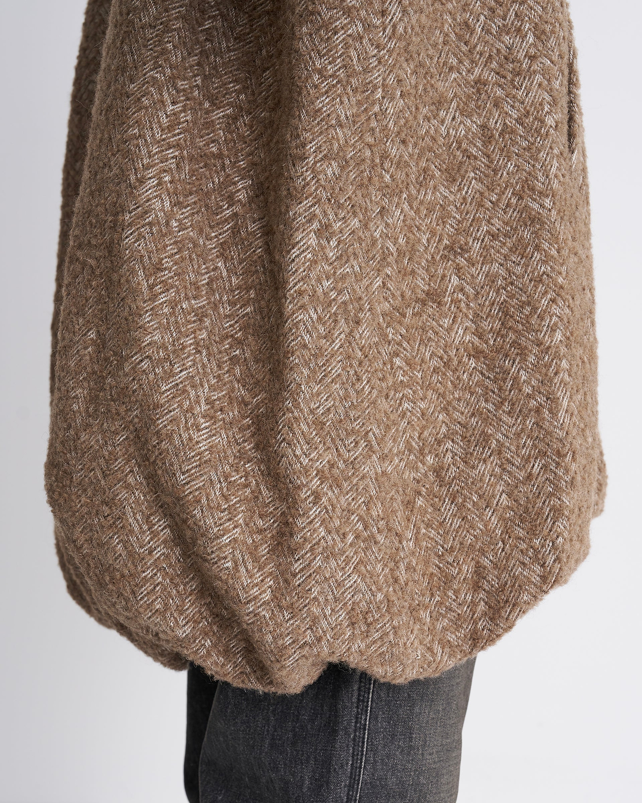 【26AW】ヘリンボーンバルーンコート