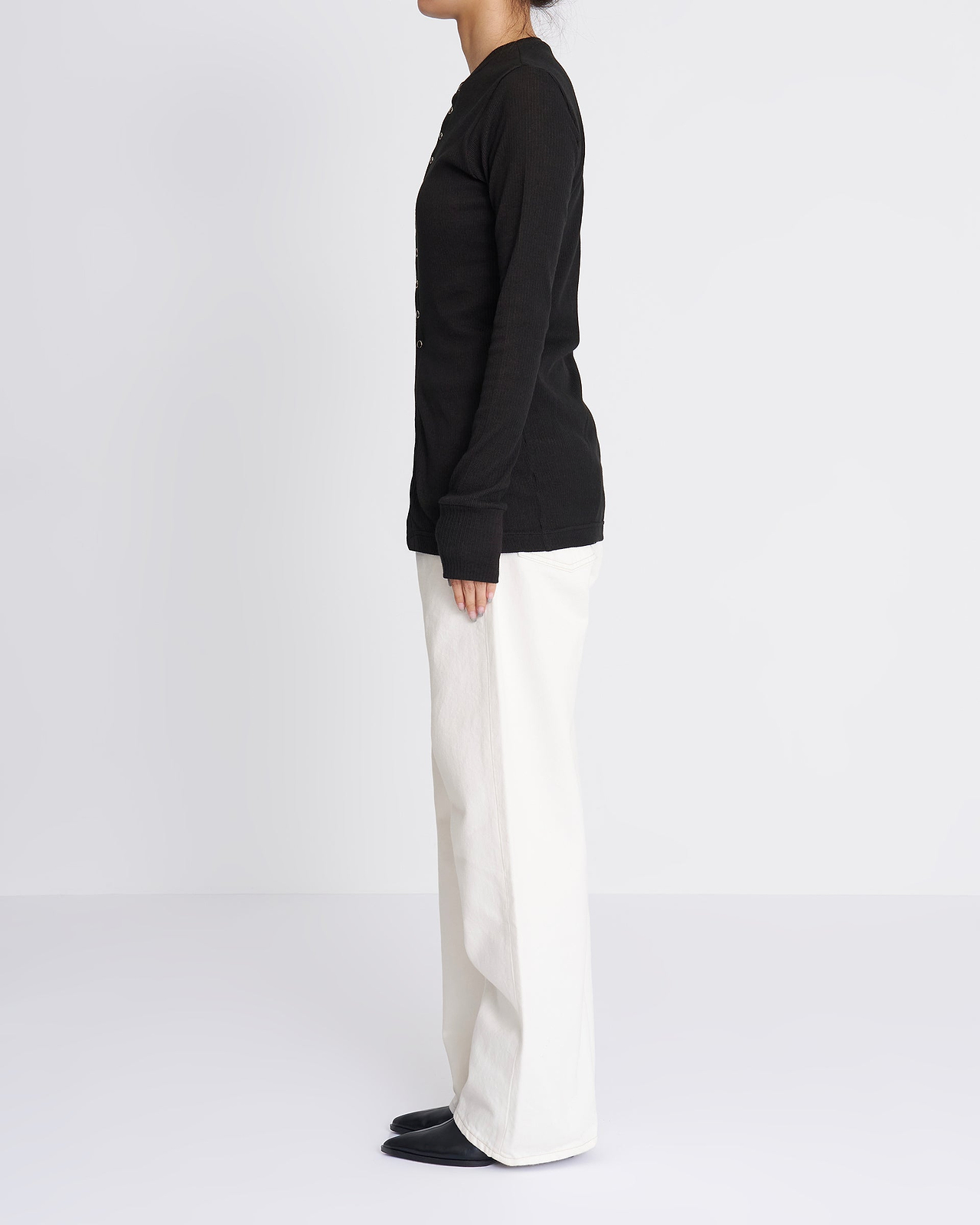 【26AW】パールドットカーディガン