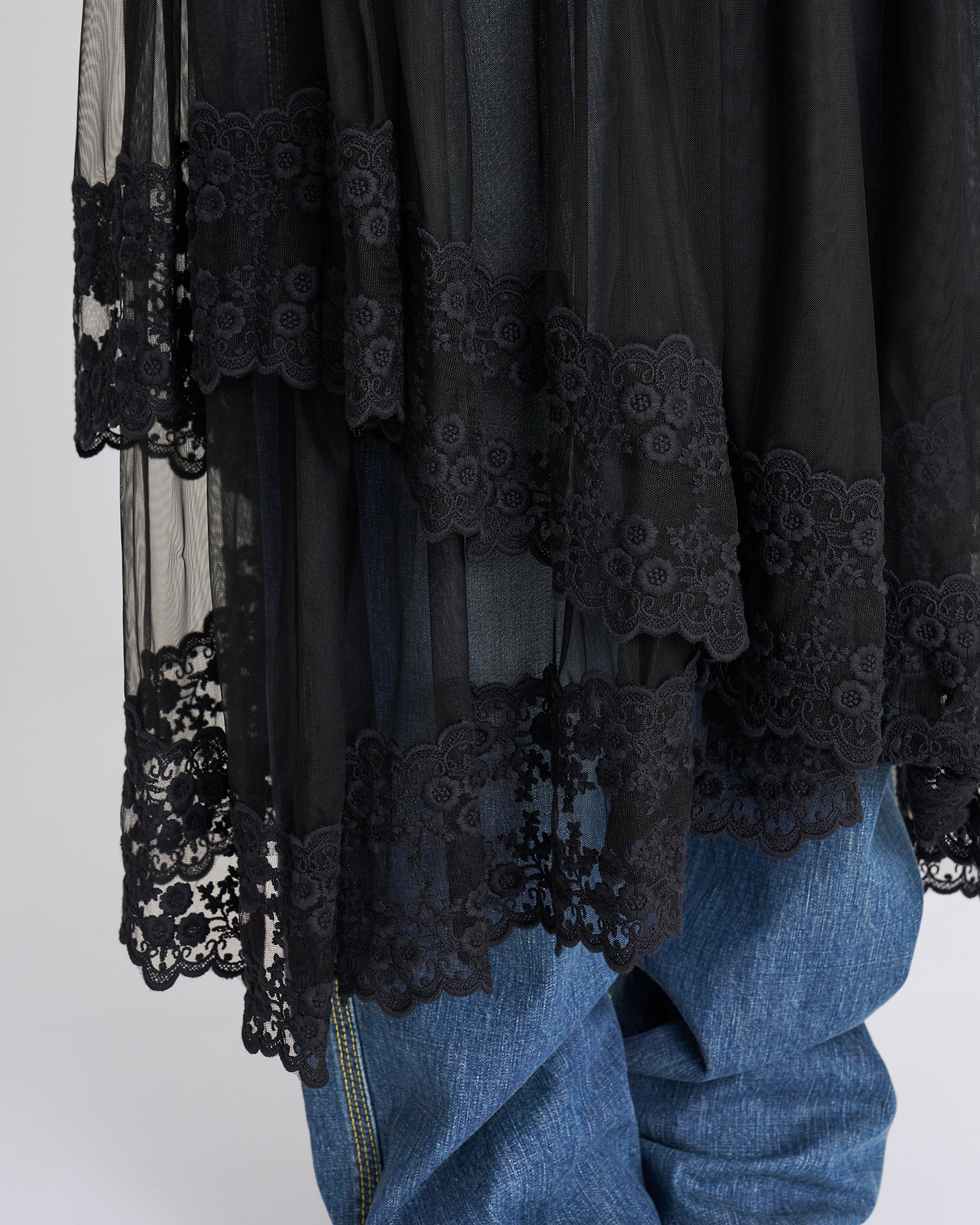 【26AW】ダンテルテープチュールスカート