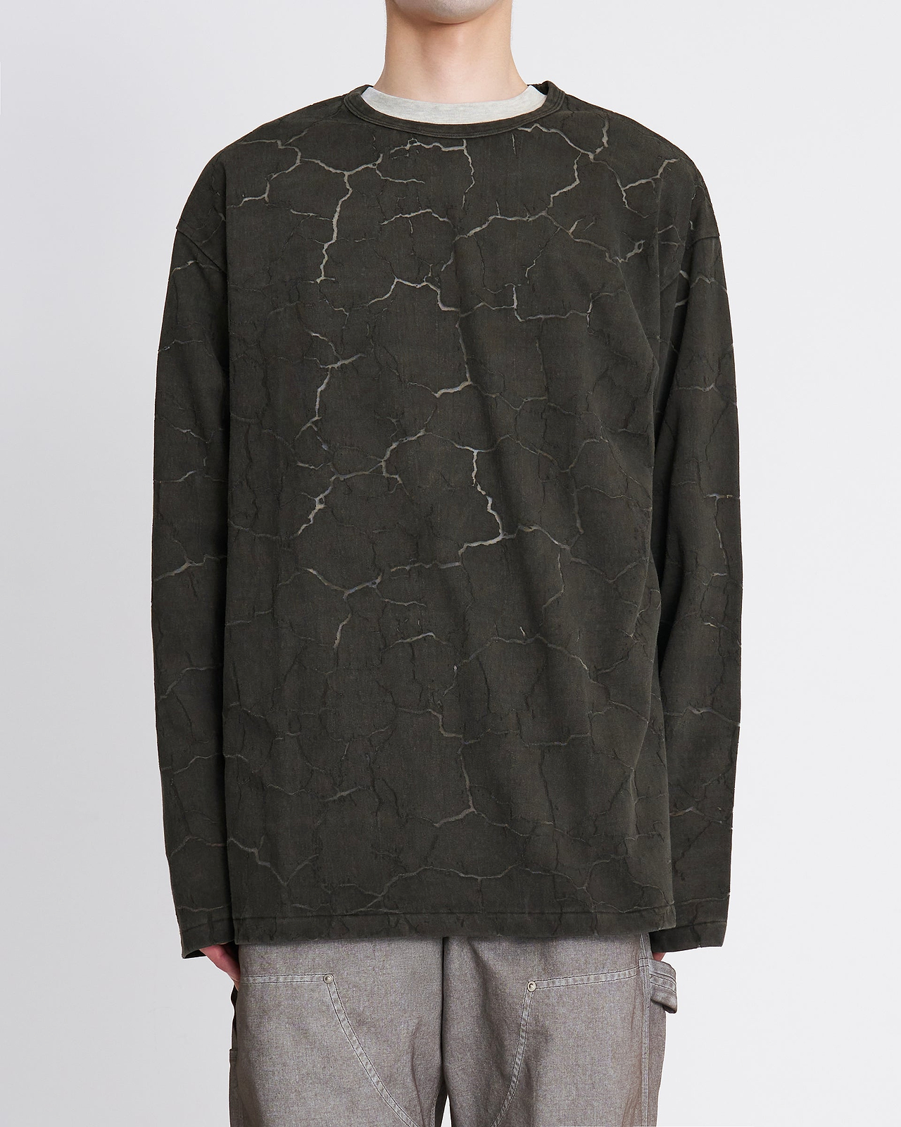 【26AW】クラックデストロイロングTシャツ