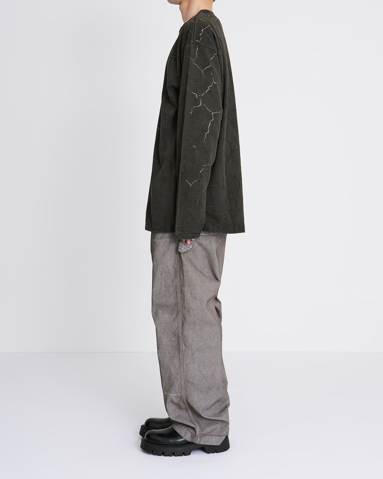 【26AW】クラックデストロイロングTシャツ