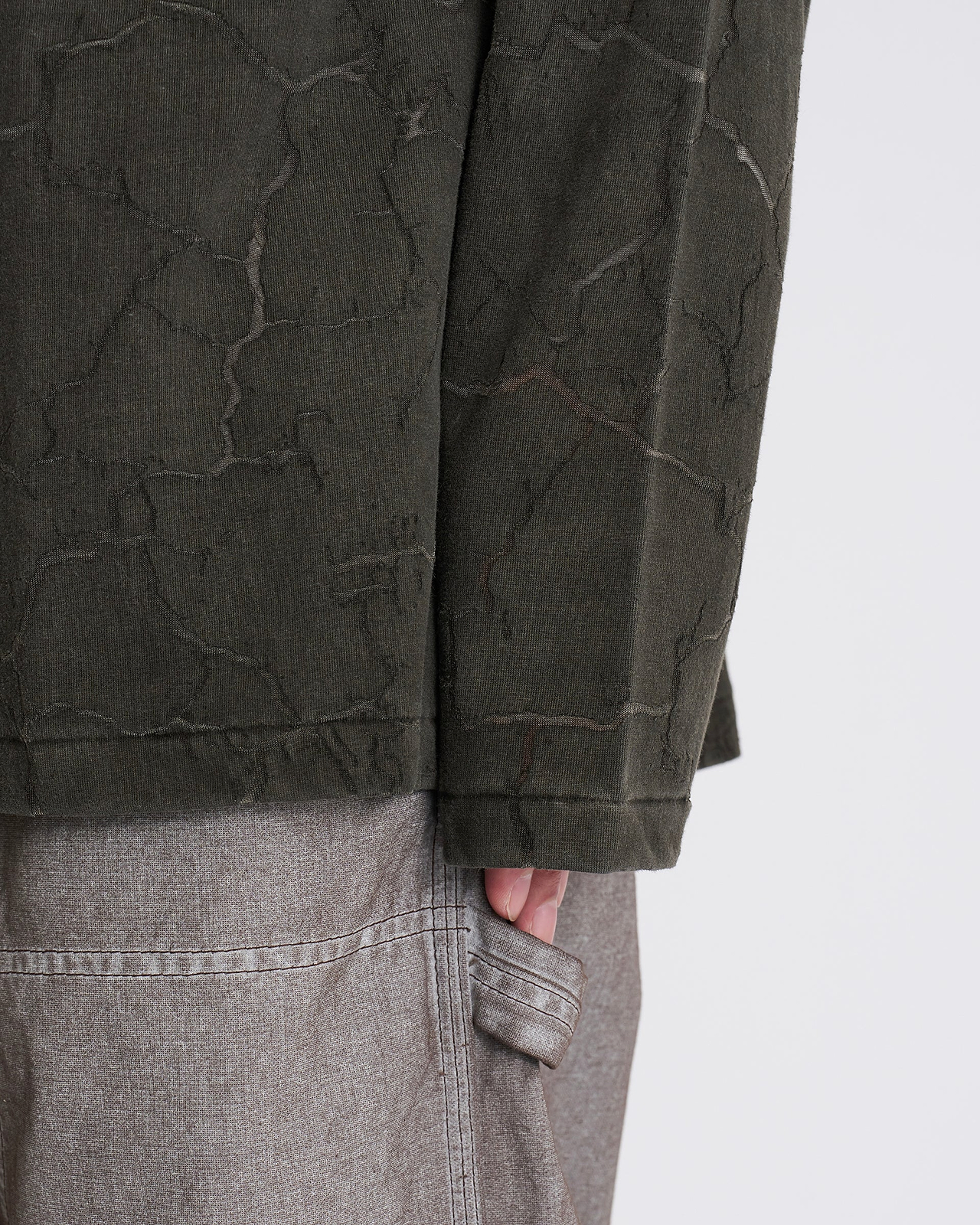 【26AW】クラックデストロイロングTシャツ