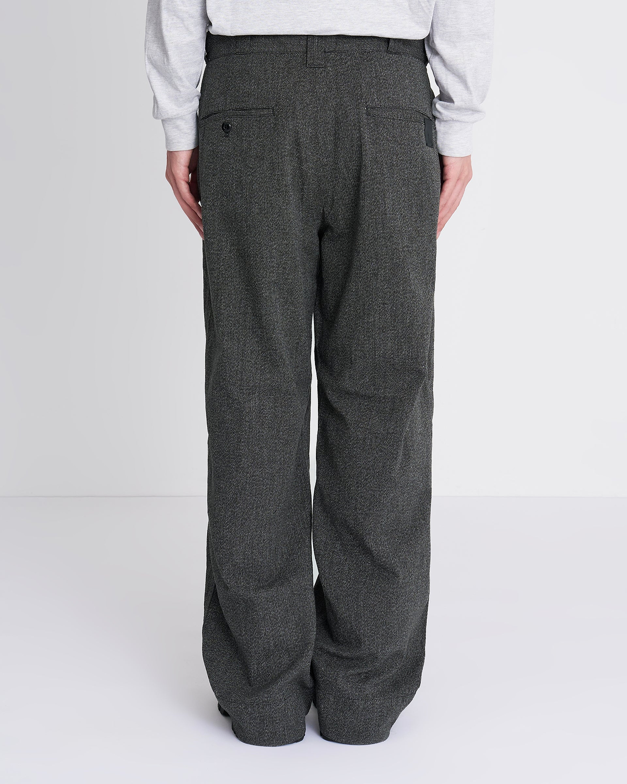 【26AW】＜N.HOOLYWOOD COMPILE × BIG MAC＞ブラックシャンブレーワークパンツ