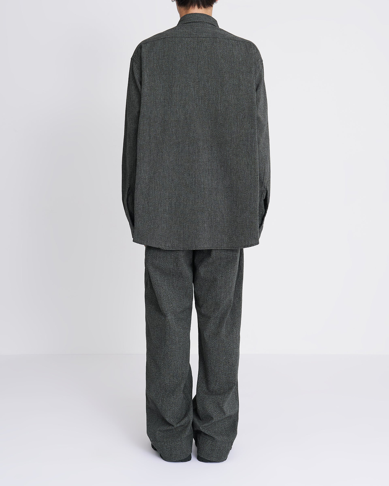 【26AW】＜N.HOOLYWOOD COMPILE × BIG MAC＞ブラックシャンブレーワークシャツ