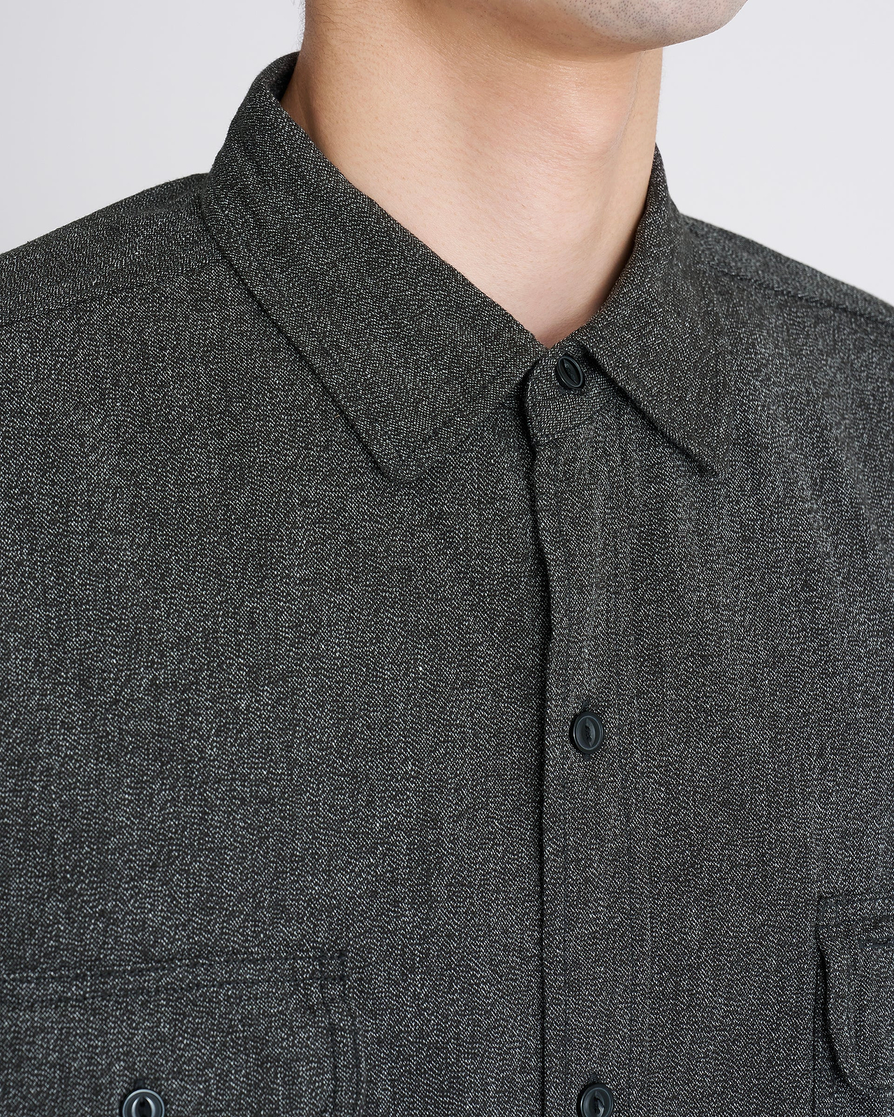 【26AW】＜N.HOOLYWOOD COMPILE × BIG MAC＞ブラックシャンブレーワークシャツ