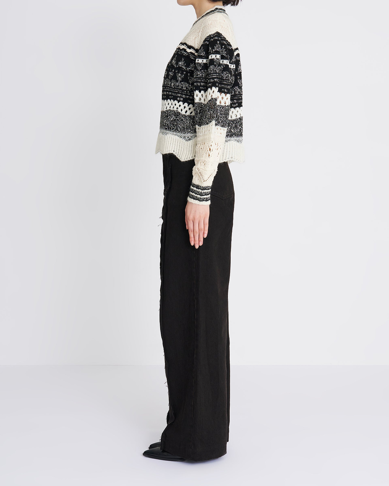 【26AW】スティールクレイジーニットショート