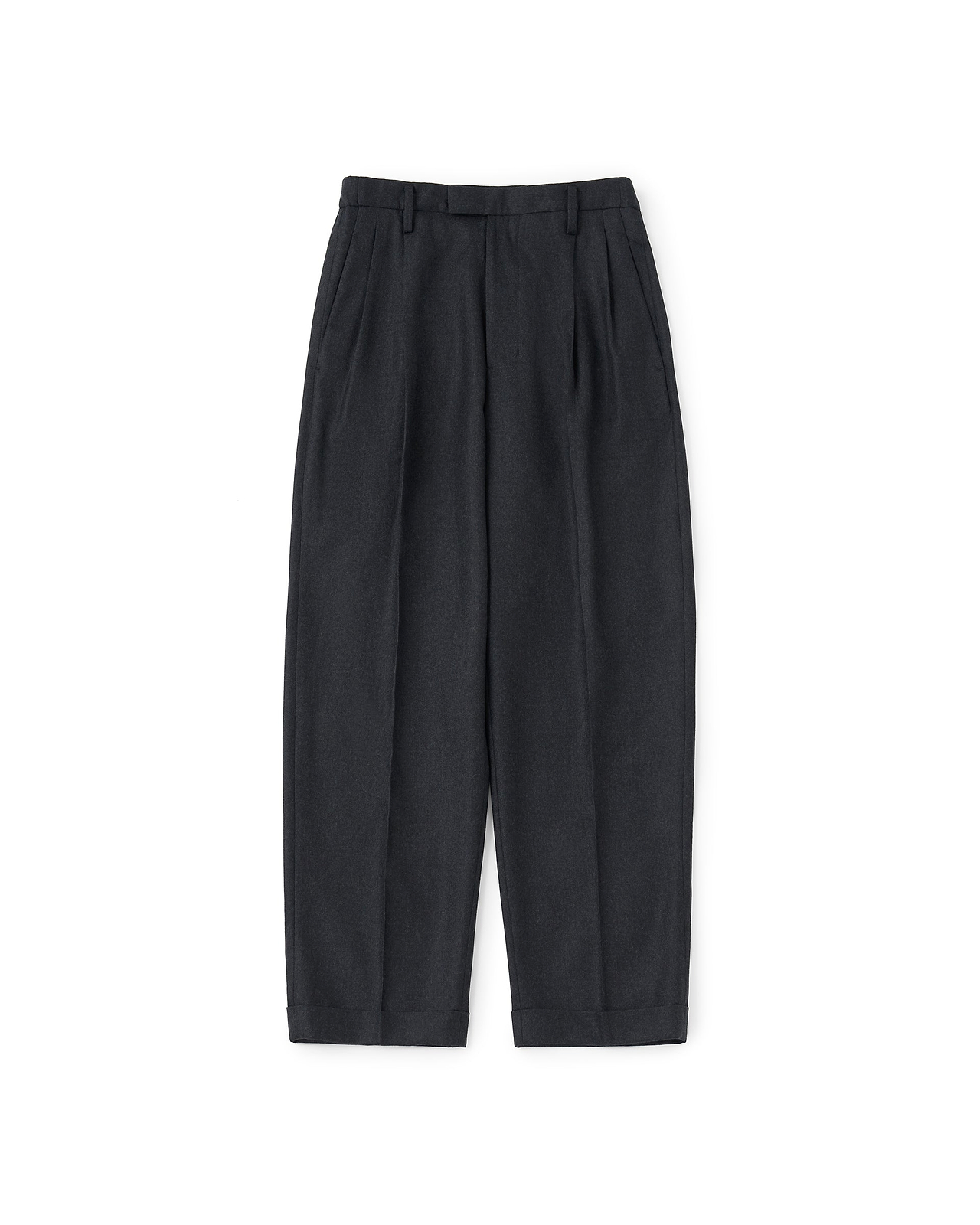 【26AW】ツータックテーパードトラウザーズ