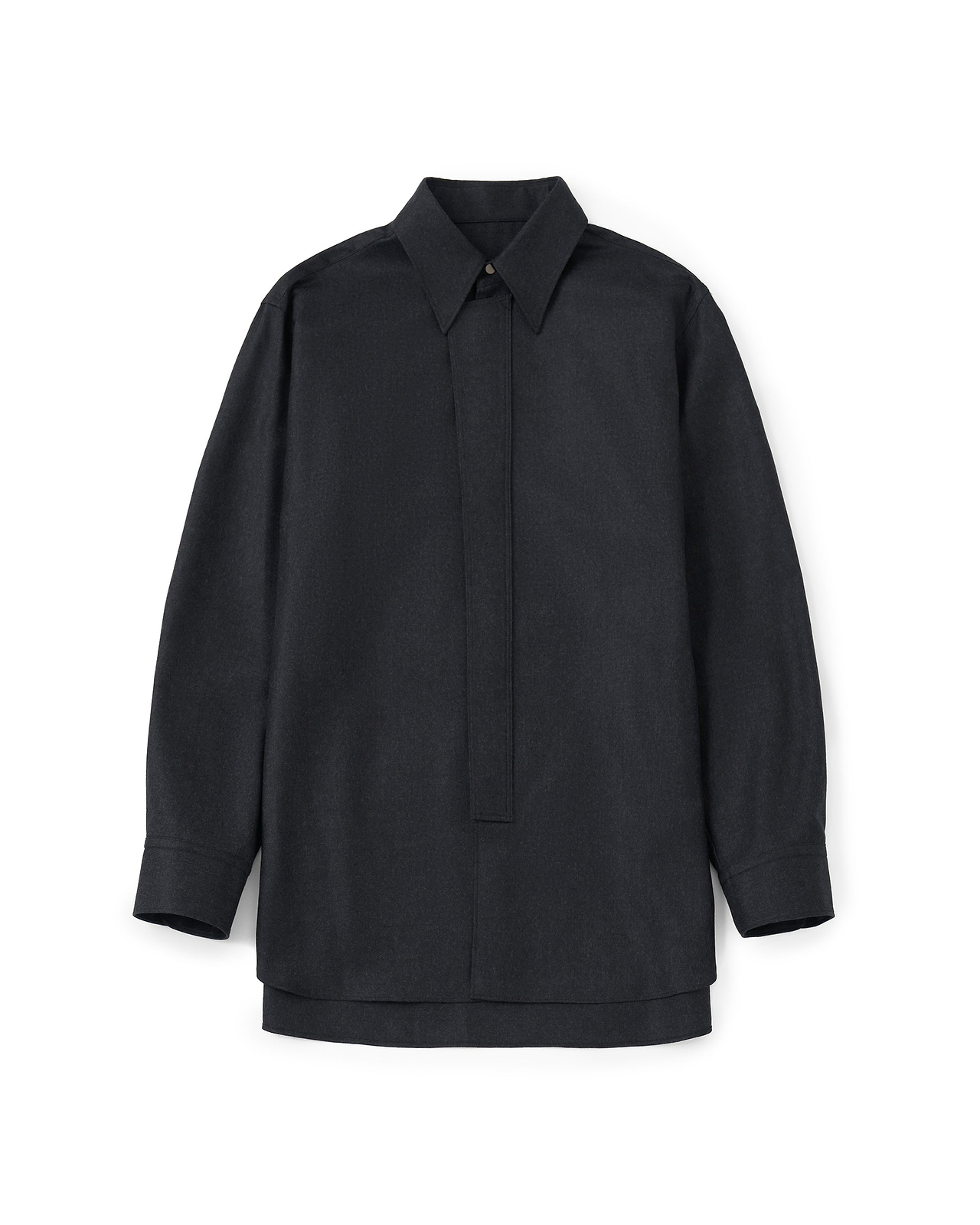 【26AW】オーナメントフライフロントシャツ