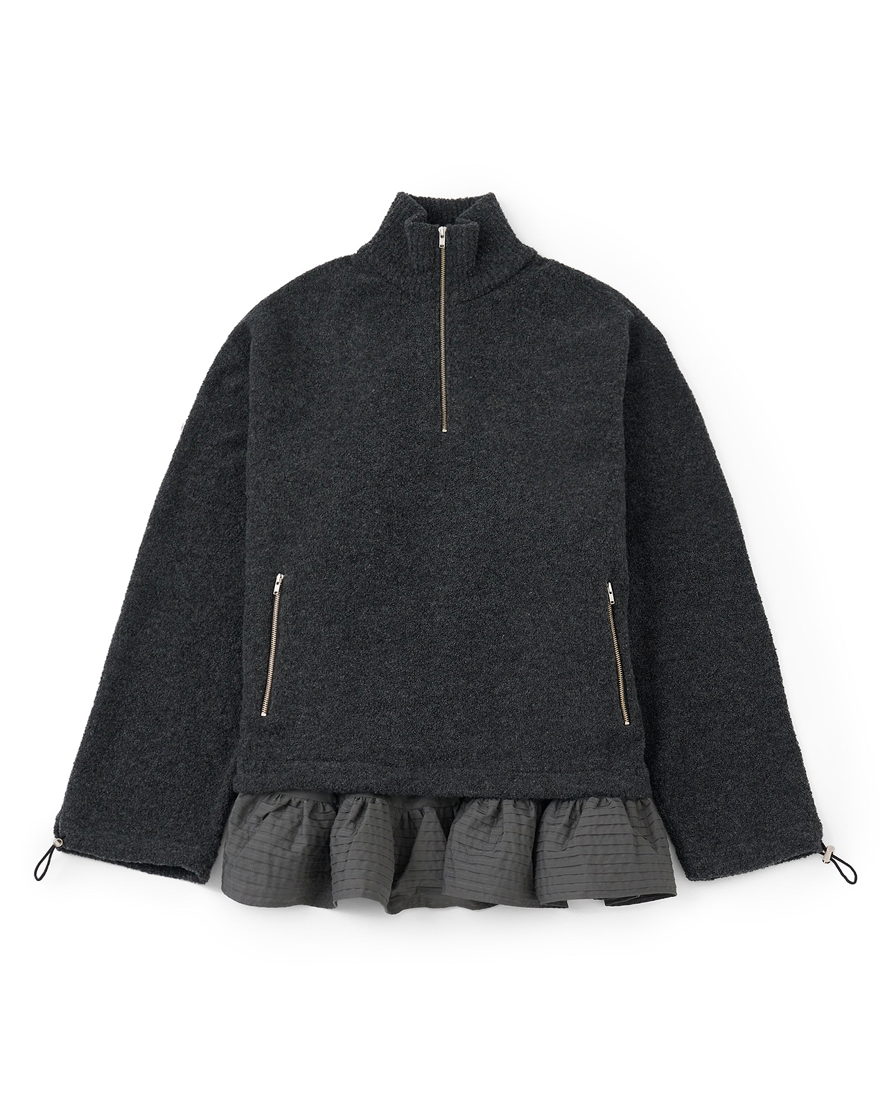 【26AW】オークヒルフリルニットトップ