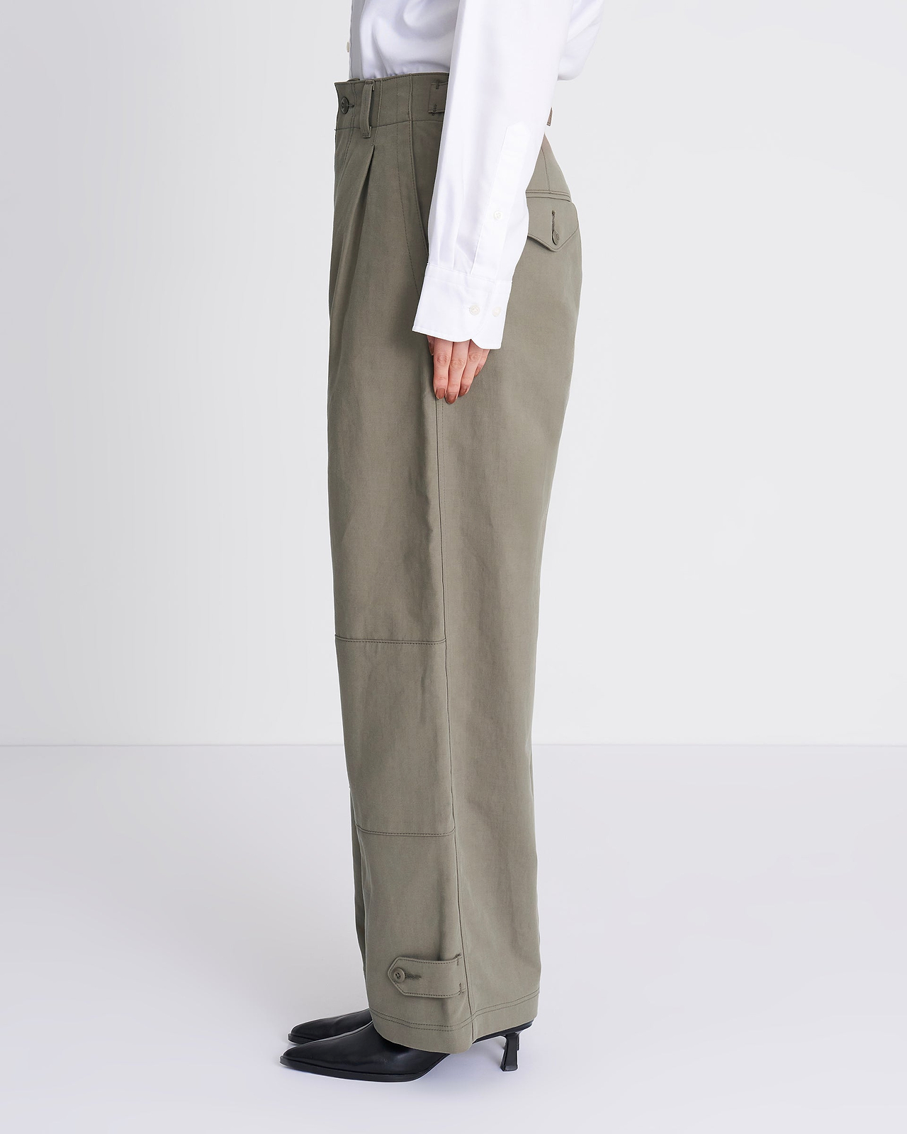 【26AW】コットンダブルクロスワイドパンツ