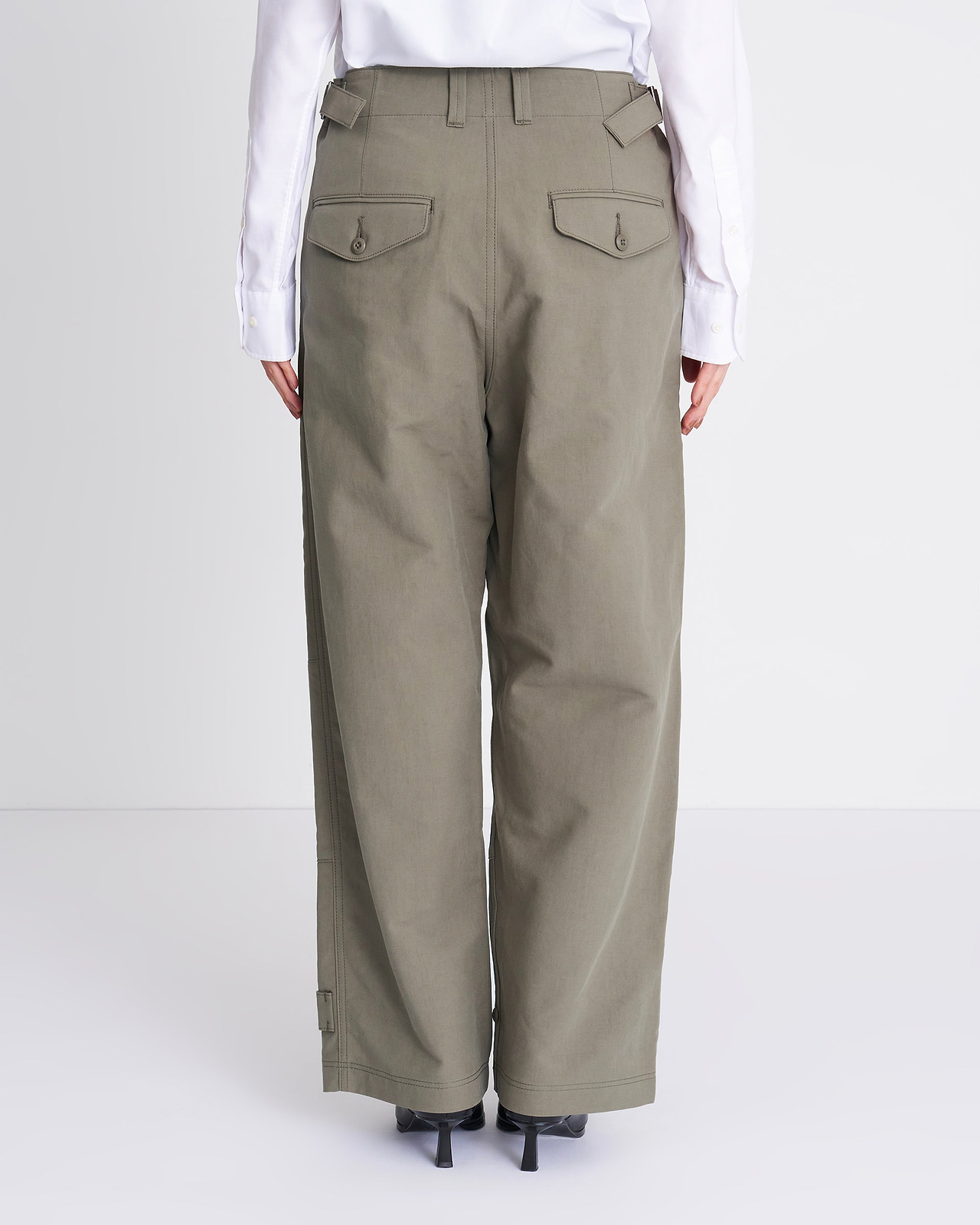 【26AW】コットンダブルクロスワイドパンツ