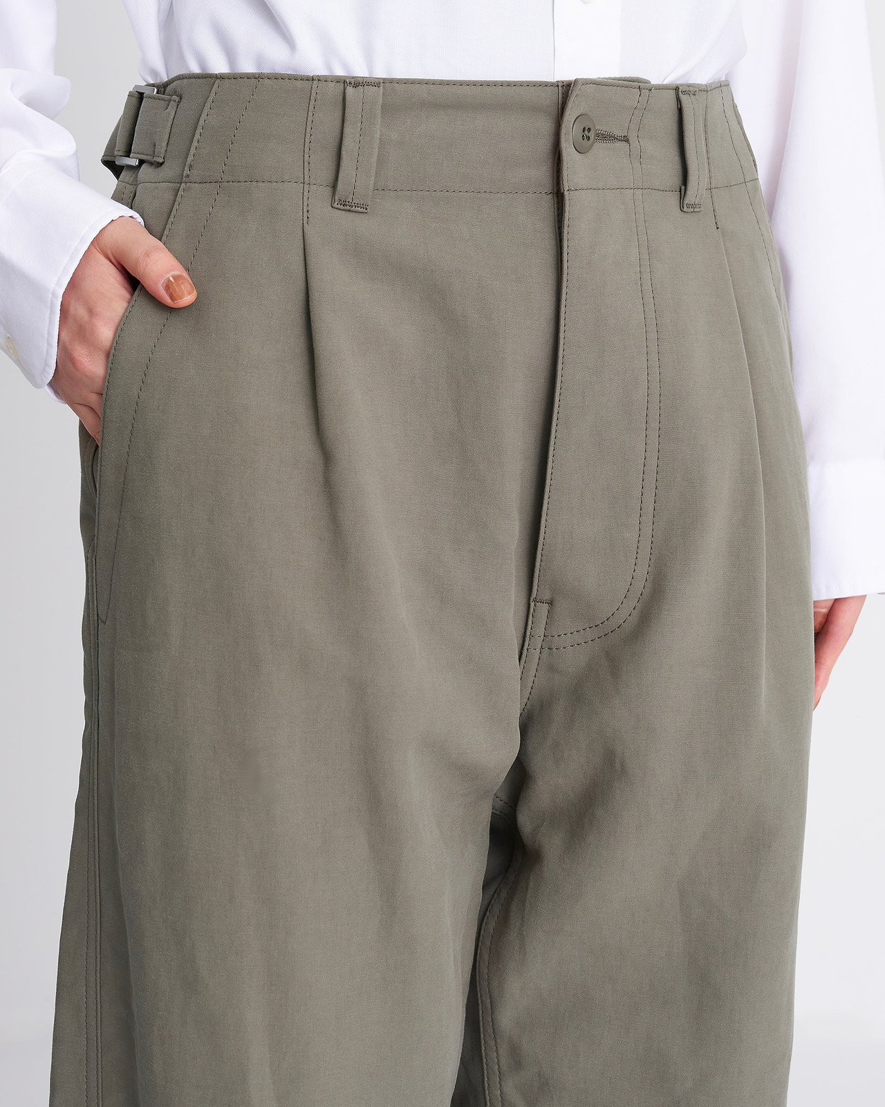 【26AW】コットンダブルクロスワイドパンツ