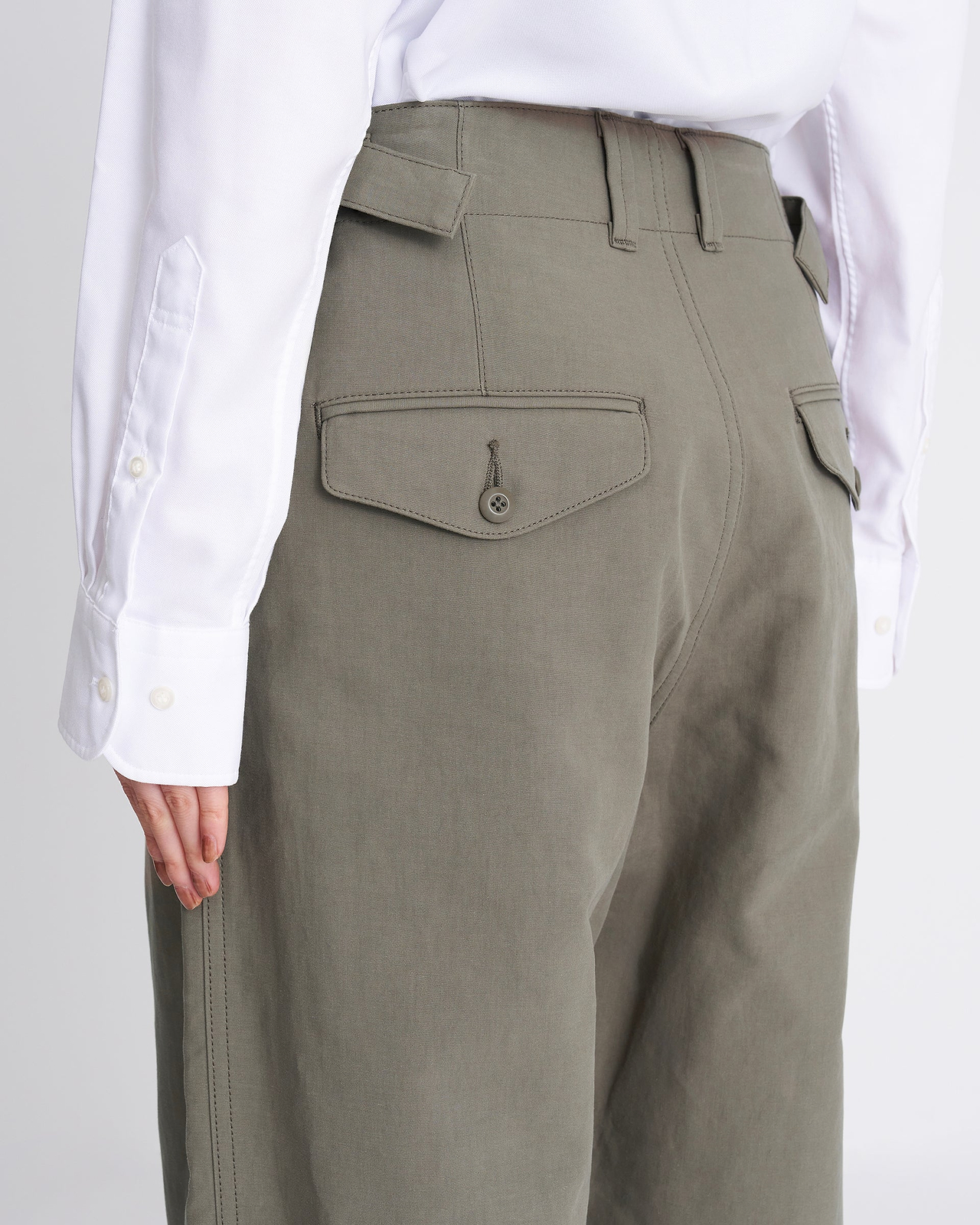 【26AW】コットンダブルクロスワイドパンツ