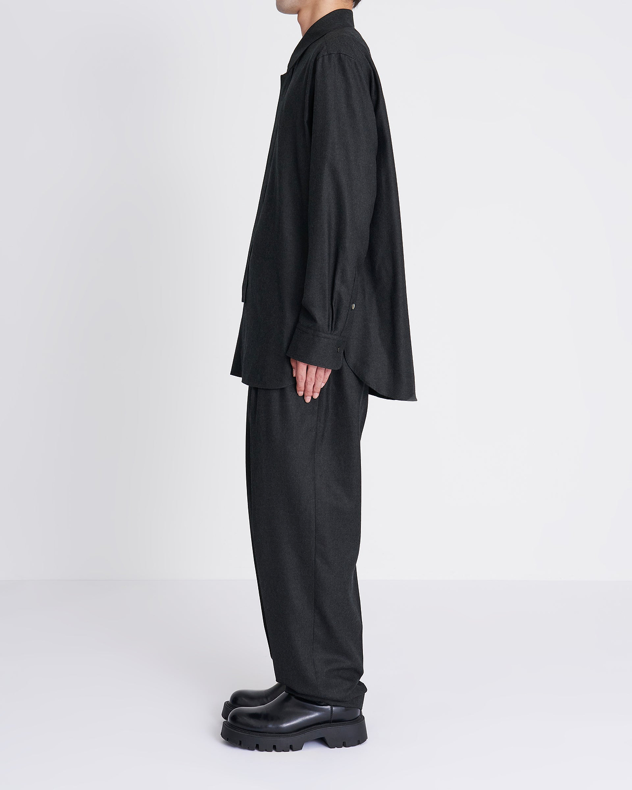 【26AW】オーナメントフライフロントシャツ
