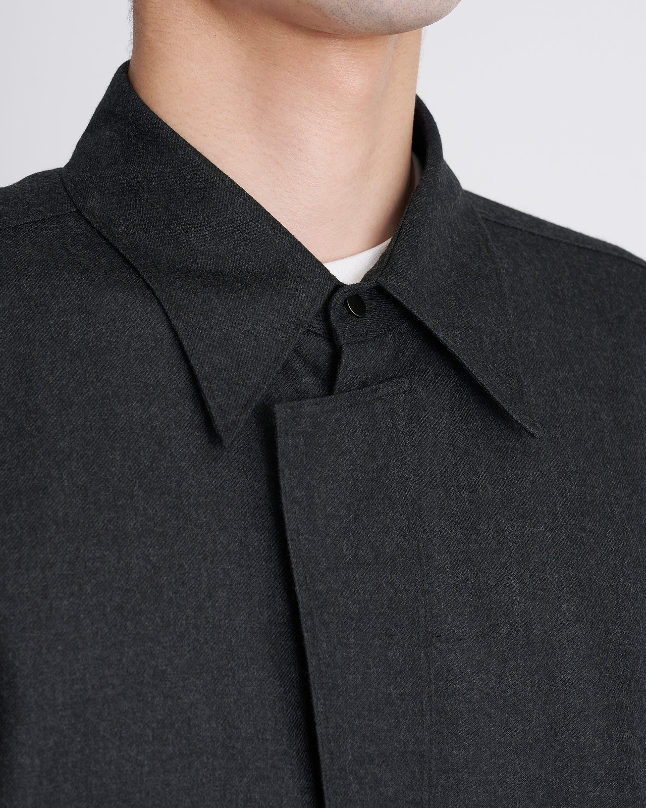 【26AW】オーナメントフライフロントシャツ