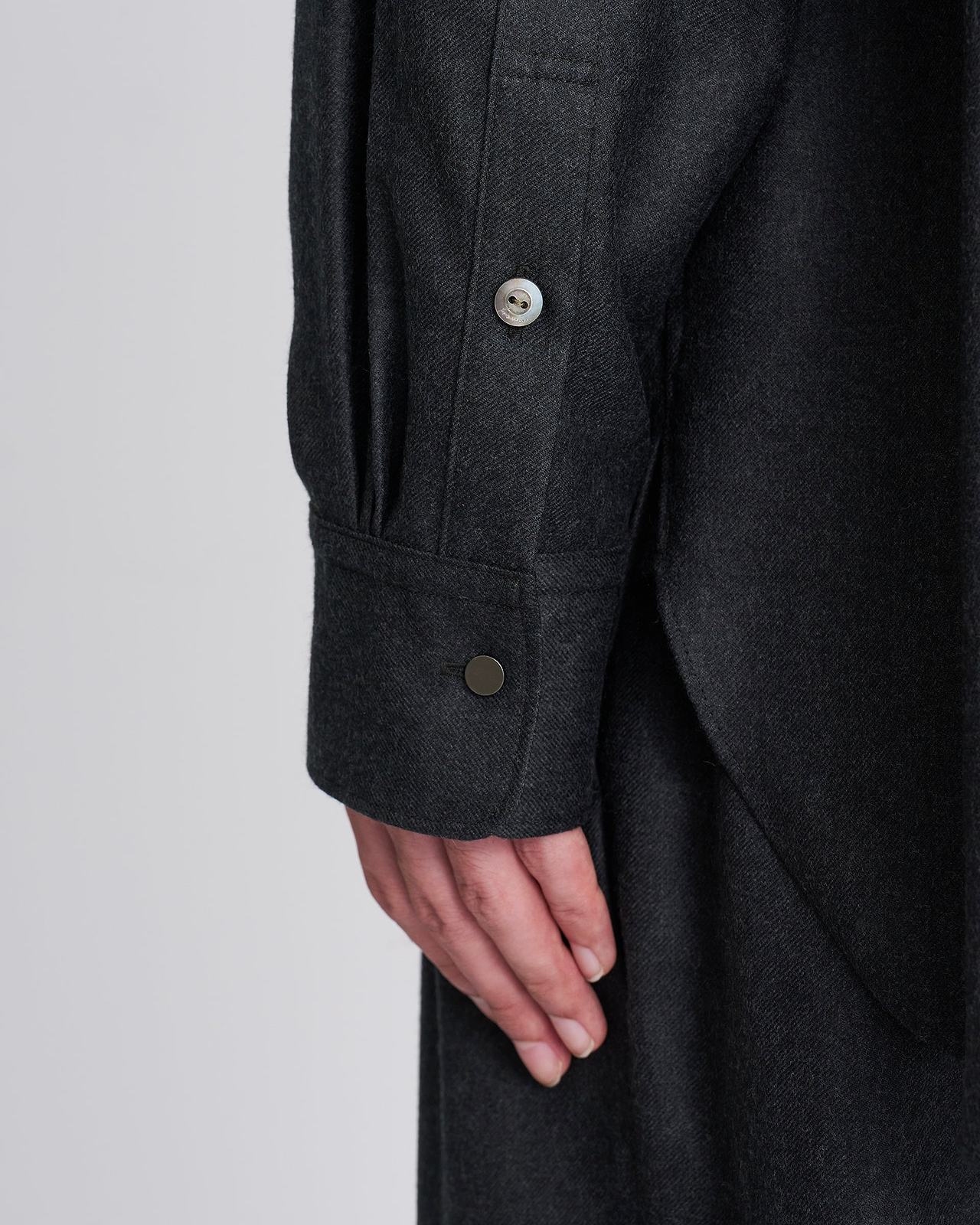 【26AW】オーナメントフライフロントシャツ