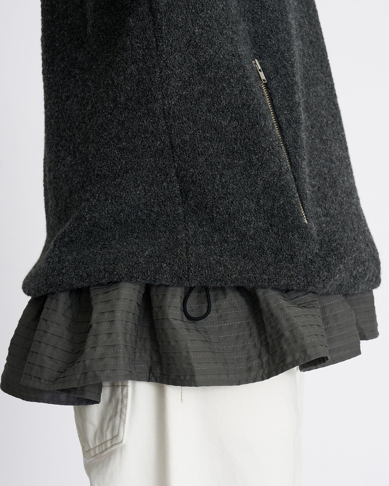 【26AW】オークヒルフリルニットトップ