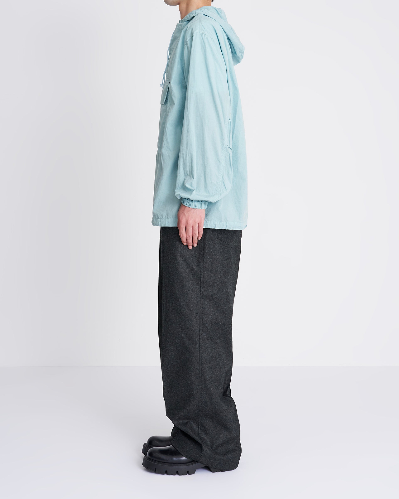 【26AW】コットンカシミヤローンアノラックパーカー