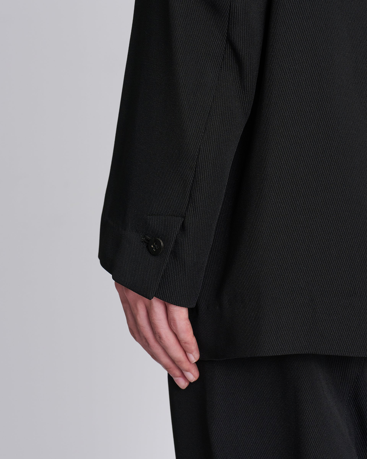 【26AW】ダブルブレステッドジャケット インレーヨントリコチン