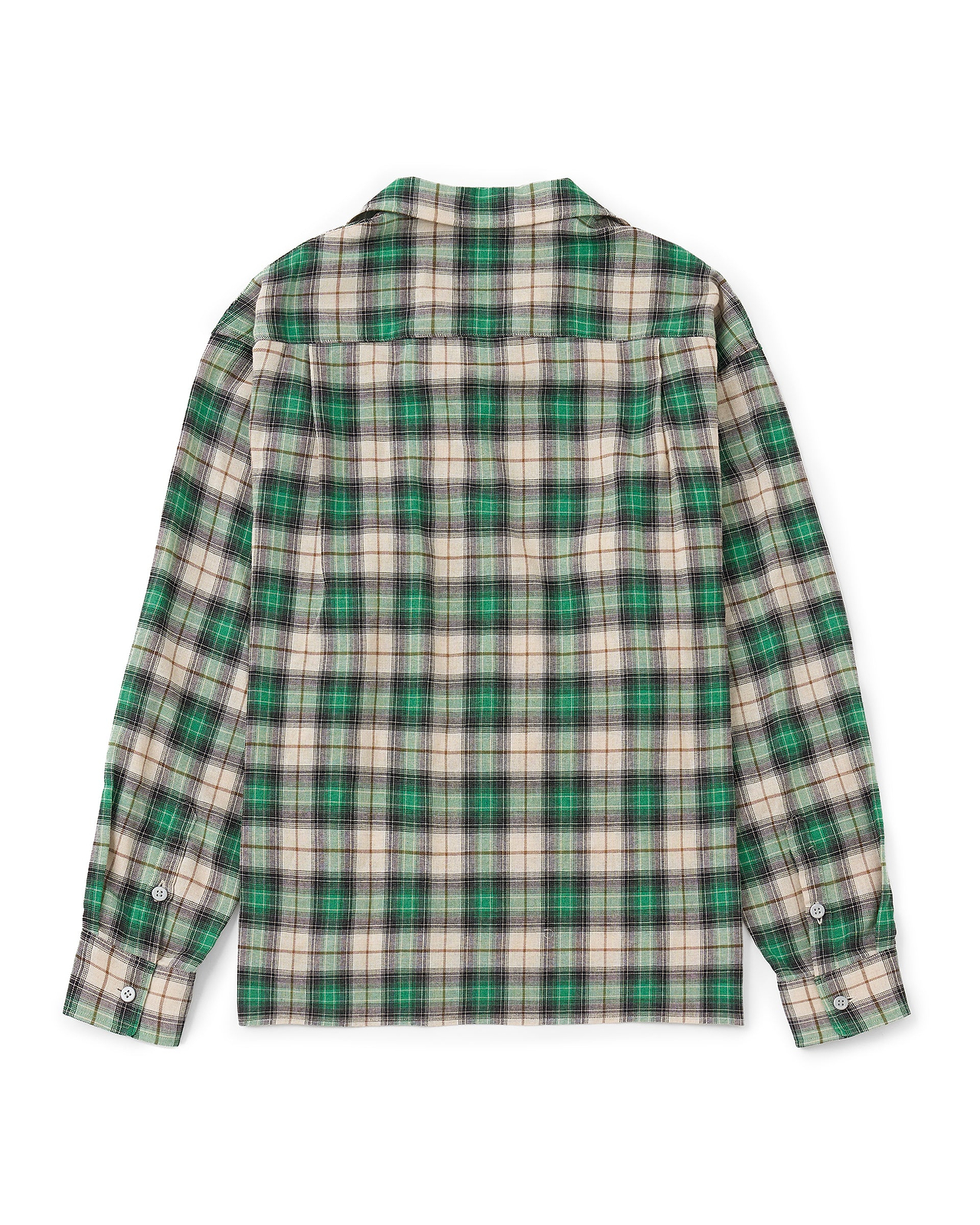 【26AW】ウイングカラーチェックLSシャツ